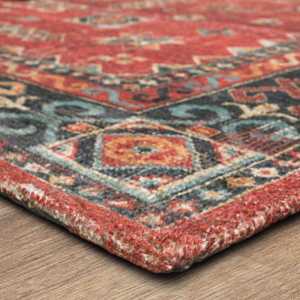 Karastan Zula Mombasa 8&#39; x 10&#39; Red Area Rug, , large