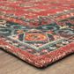 Karastan Zula Mombasa 8" x 10" Red Area Rug, , large