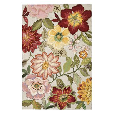 Nourison Fantasy FA18 8" x 10"6" Ivory Area Rug, , large