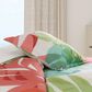 J. Queen New York Tiki 18" Square Throw Pillow in Fuchsia, , large