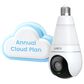 Lorex 2K Wi-Fi Smart Lightbulb Camera in White, , large