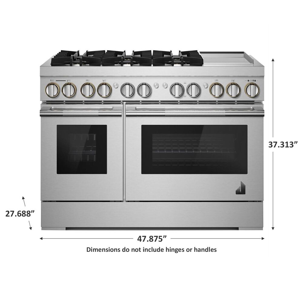 JennAir Rise 48&quot; Dual-Fuel Professional Range in Stainless Steel, , large