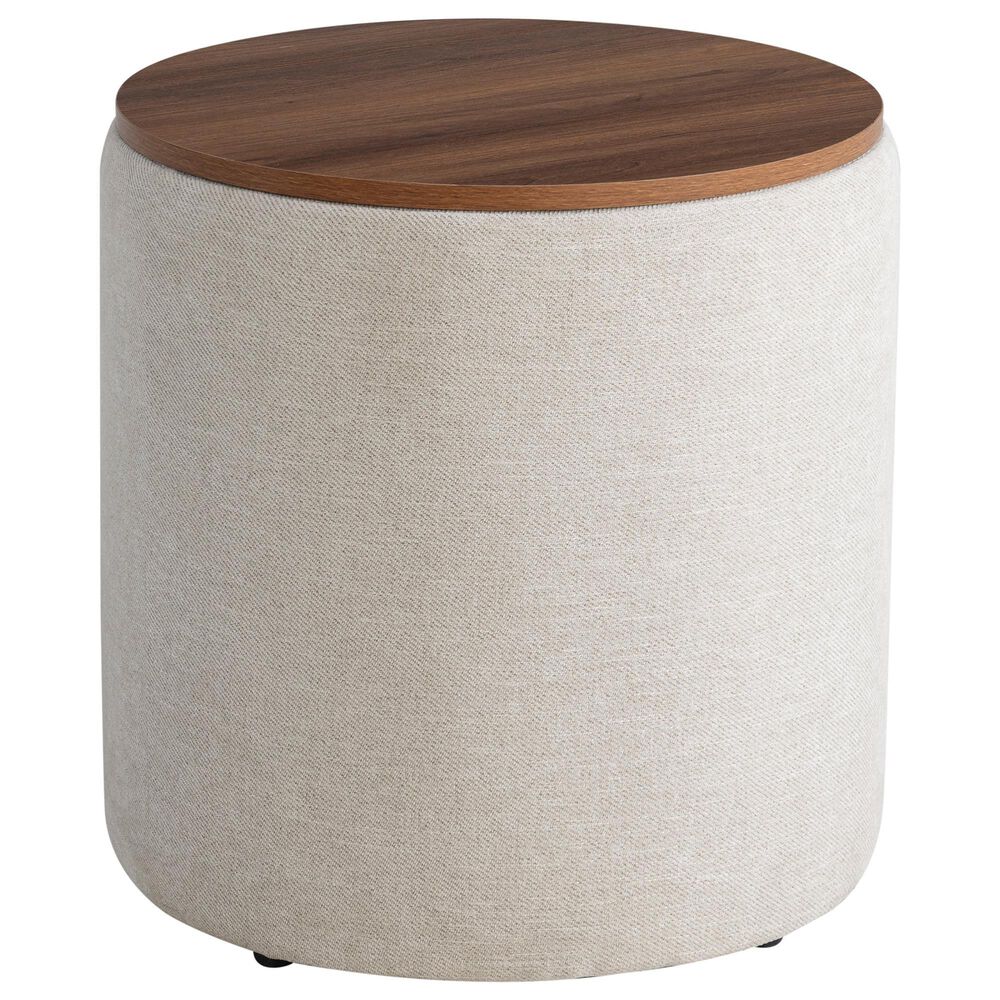 Lifestyle Solutions Avery 2-Piece Nested Storage Ottoman in Linen, , large