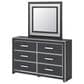 Ashley Zuraleus 5-Piece King Panel Bedroom Set in Matte Black, , large