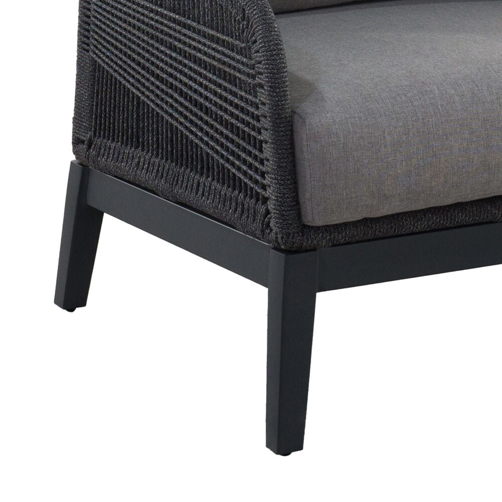 GatherCraft Cyrus Patio Club Chair with Cushion in Mystic Taupe, , large