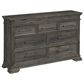 Mayberry Hill Park Ridge 9-Drawer Dresser in Charcoal, , large