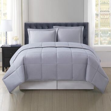 Pem America Truly Soft 3-Piece Full/Queen Comforter Set in Grey, , large