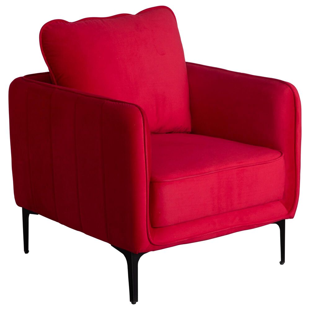 Mayberry Hill Accent Chair in Lavish Red, , large