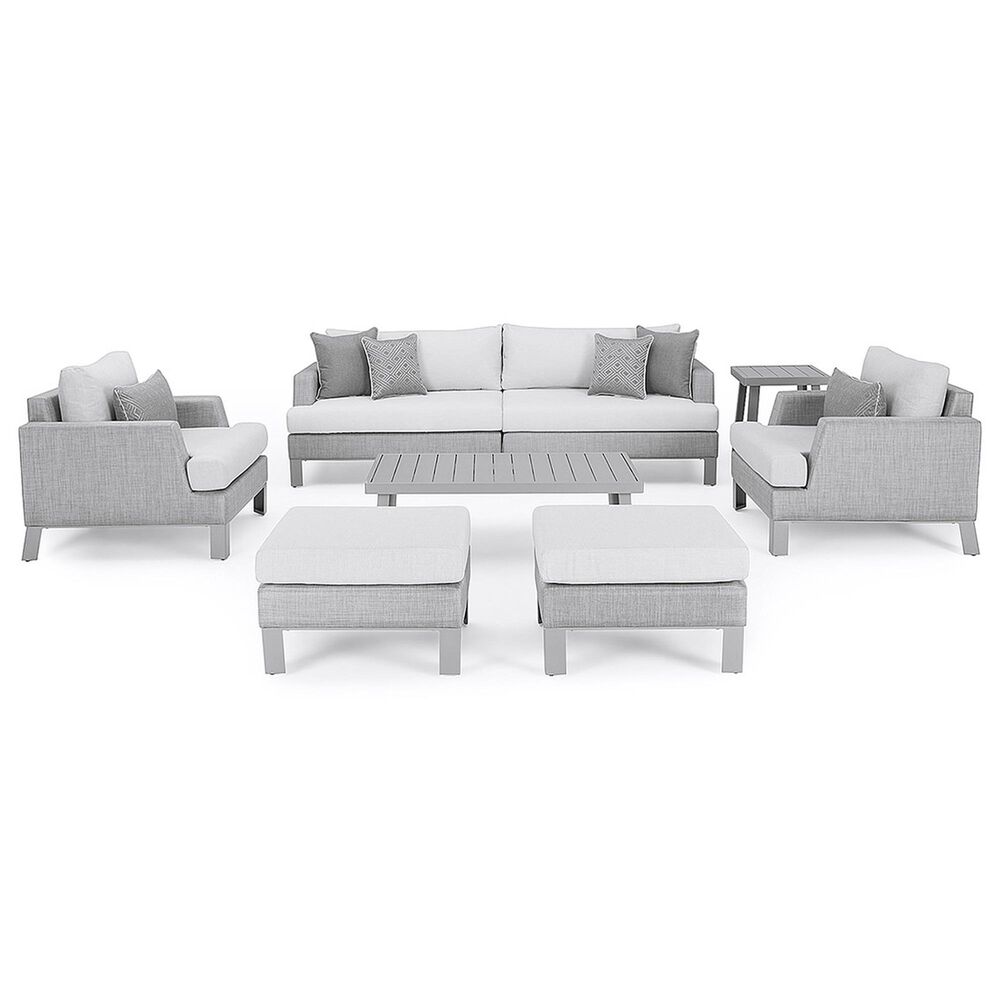 RST Brands Portofino Sling 8-Piece Sunbrella Patio Deep Seating Set in Space Grey, , large