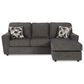 Ashley Cascilla Stationary Sofa Chaise in Slate, , large
