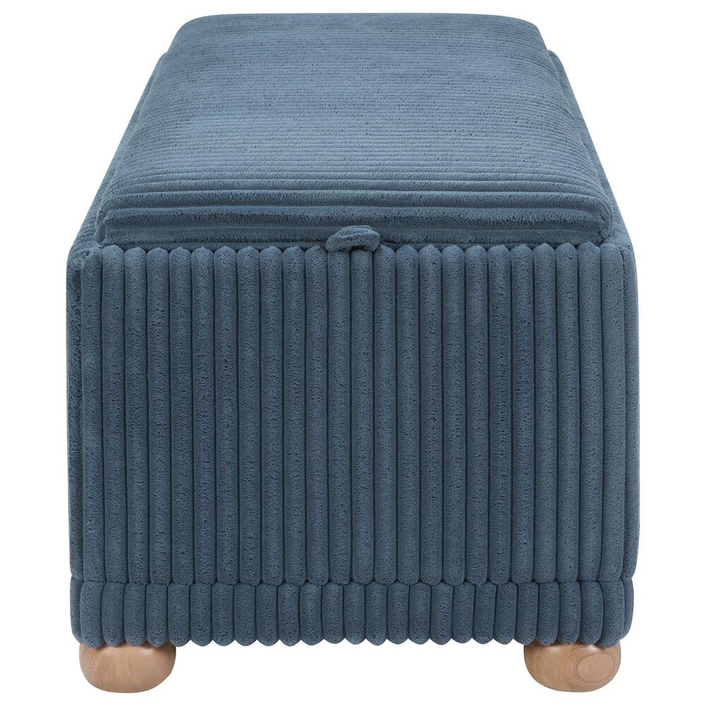 Valor Living Sahara Storage Bench in Blue, , large