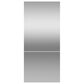 Fisher and Paykel 36" Right Hinge Door Panel for Integrated Column Freezer in Stainless Steel, , large