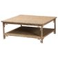 Baxton Studio Ganit Square Coffee Table in Natural Brown, , large