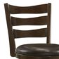 Coaster Murphy Swivel Counter Stool in Dark Cherry, , large
