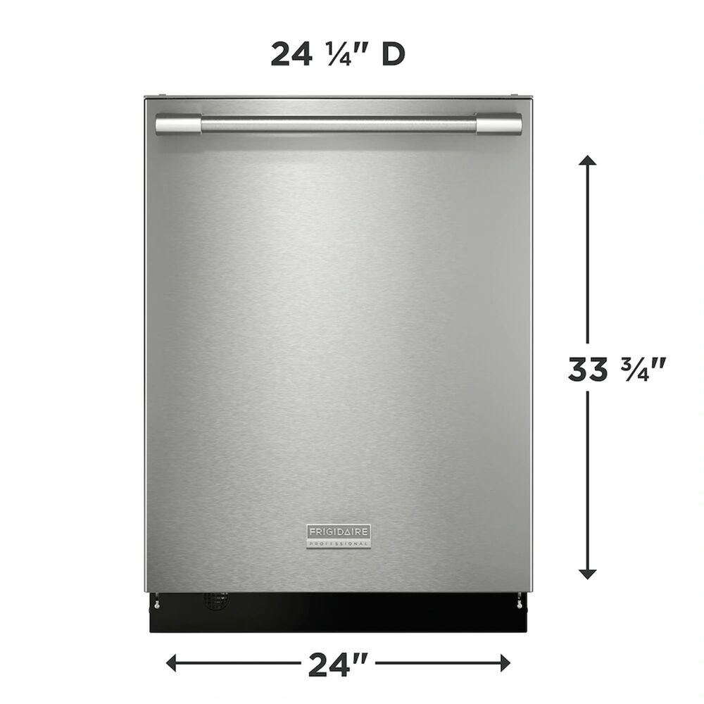 Frigidaire Professional 24&quot; Professional Built-In Bar Handle Dishwasher in Stainless Steel, , large