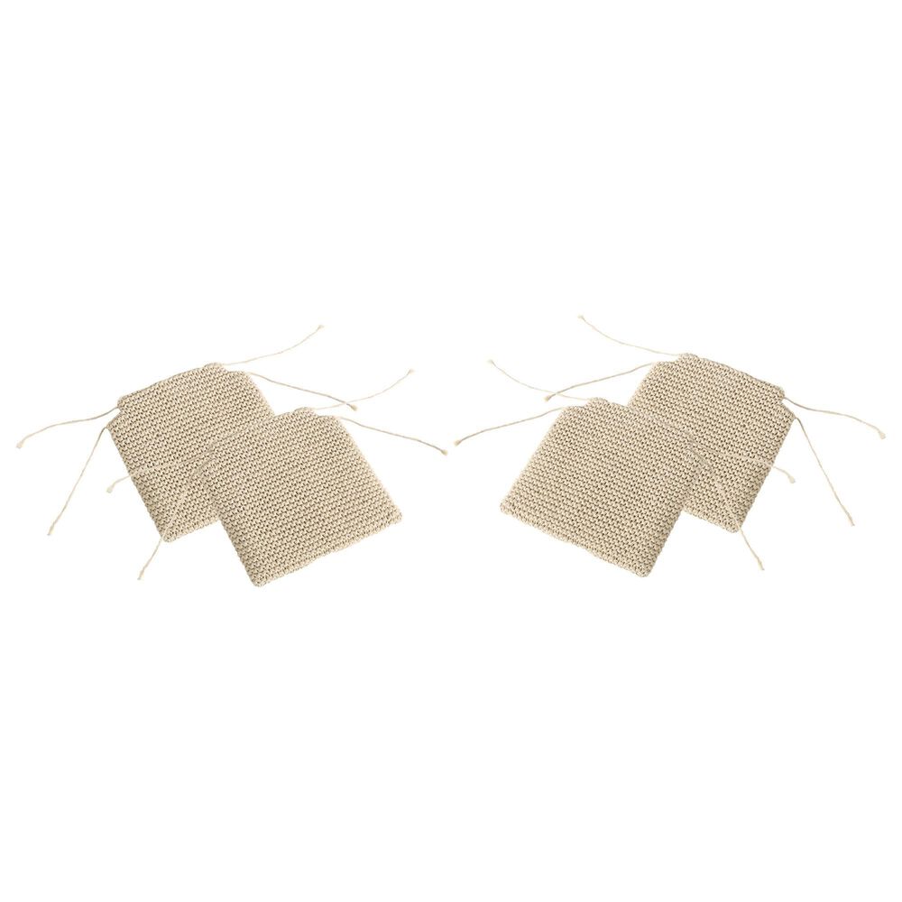 Noble House Franconia Chair Cushion Pad in Beige (Set of 4), , large