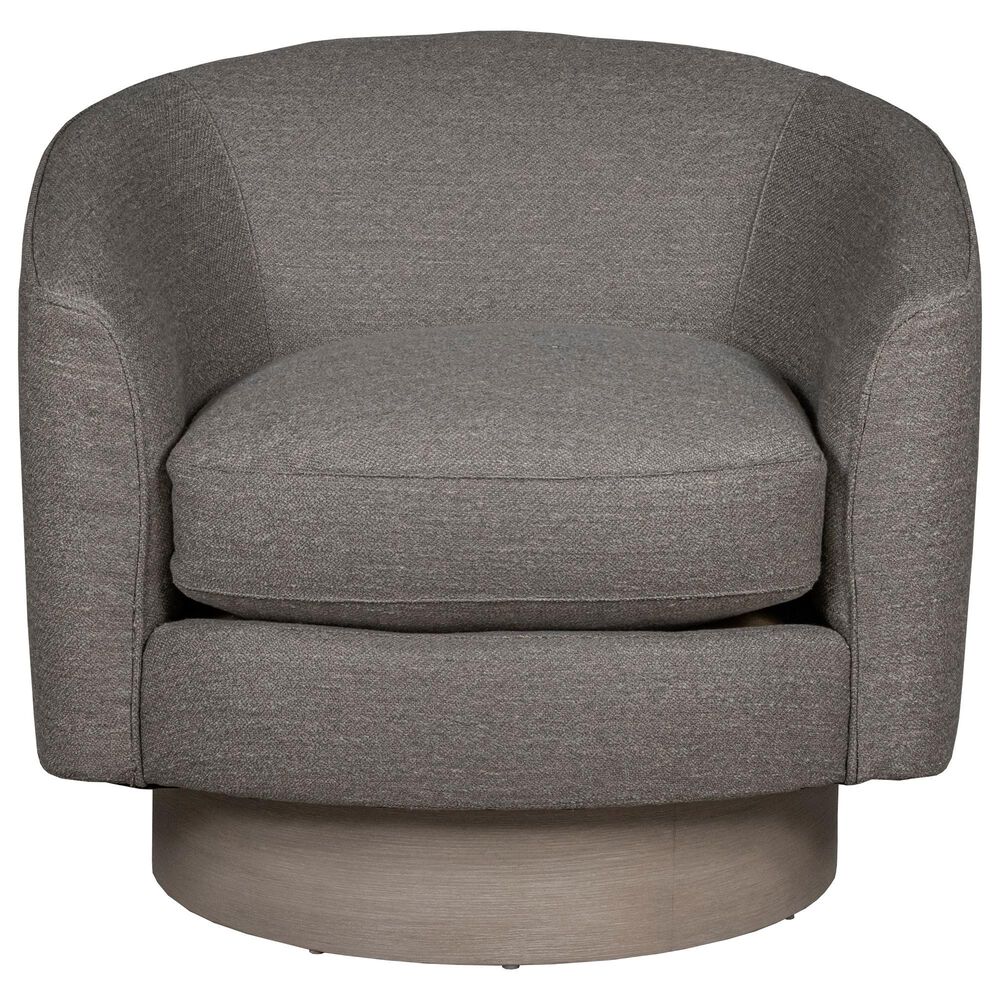 Bernhardt Camino Swivel Chair in Brown, , large