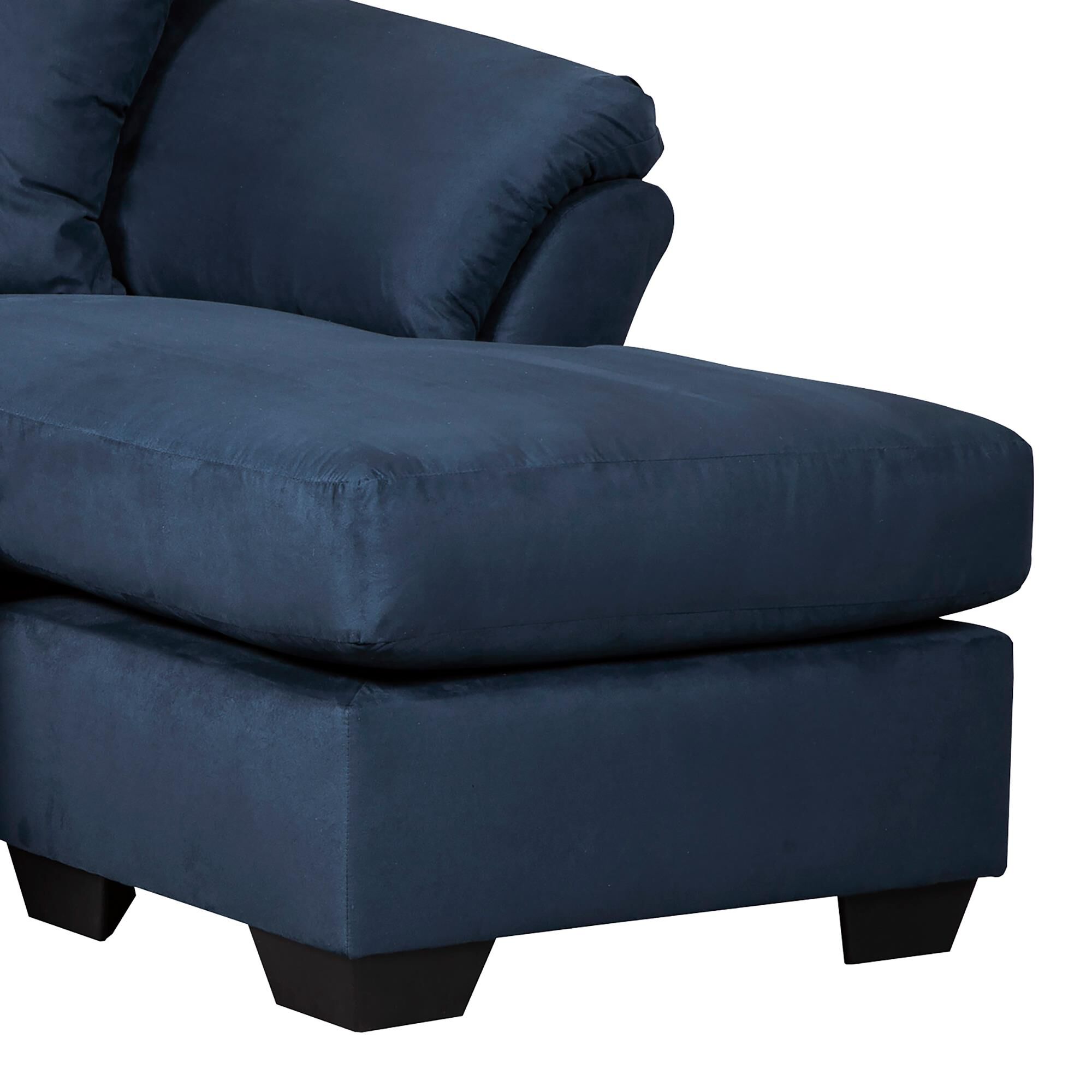 Signature design by ashley shop darcy blue sofa chaise