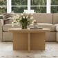 Flexsteel Waterfall Round Coffee Table in Light Oak, , large