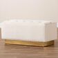 Baxton Studio Powell Storage Ottoman in Beige and Gold, , large
