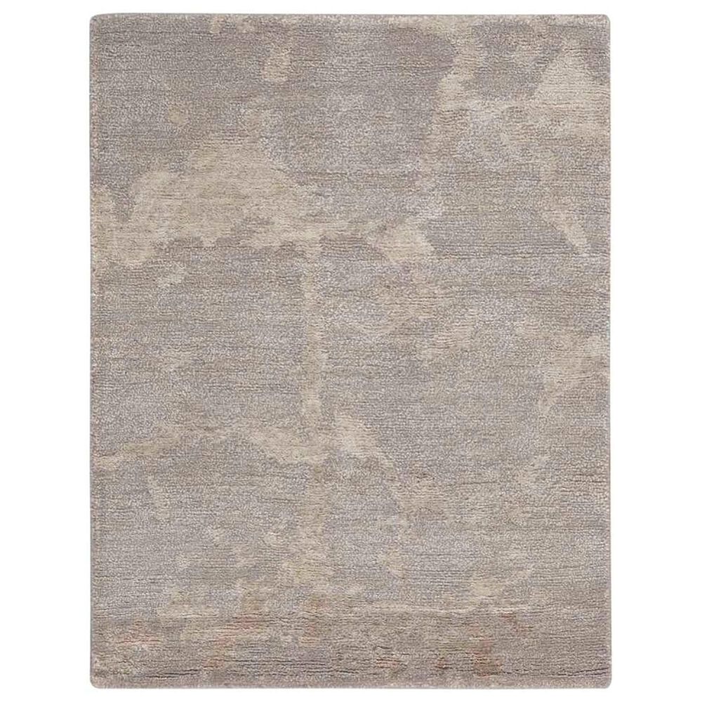 Nourison Silk Shadows SHA02 2" x 3" Silver Area Rug, , large