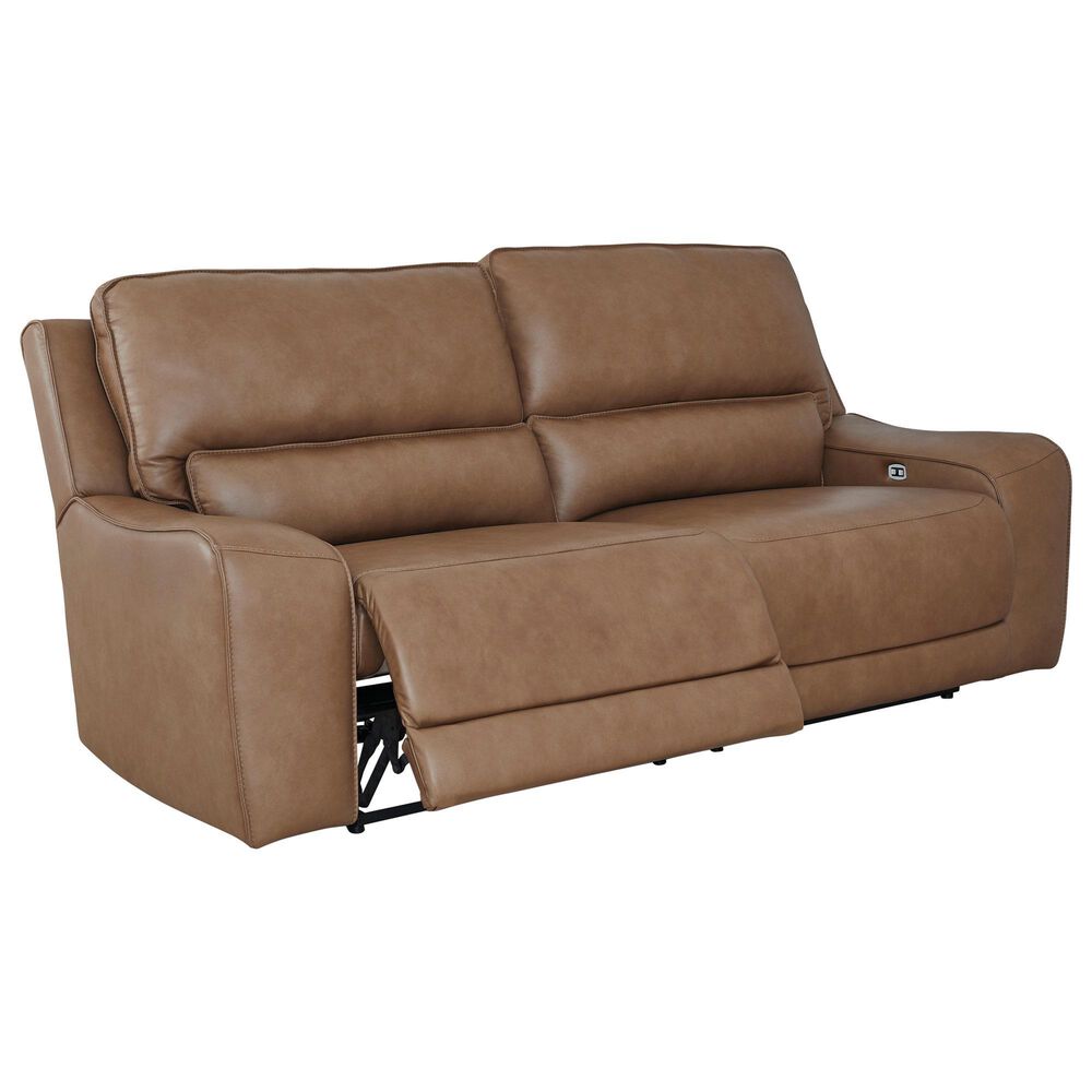 Ashley DeepWakes Power Reclining Sofa in Caramel, , large