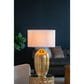 A&B Home Anita Table Lamp with Collapsible Shade in Gold, , large