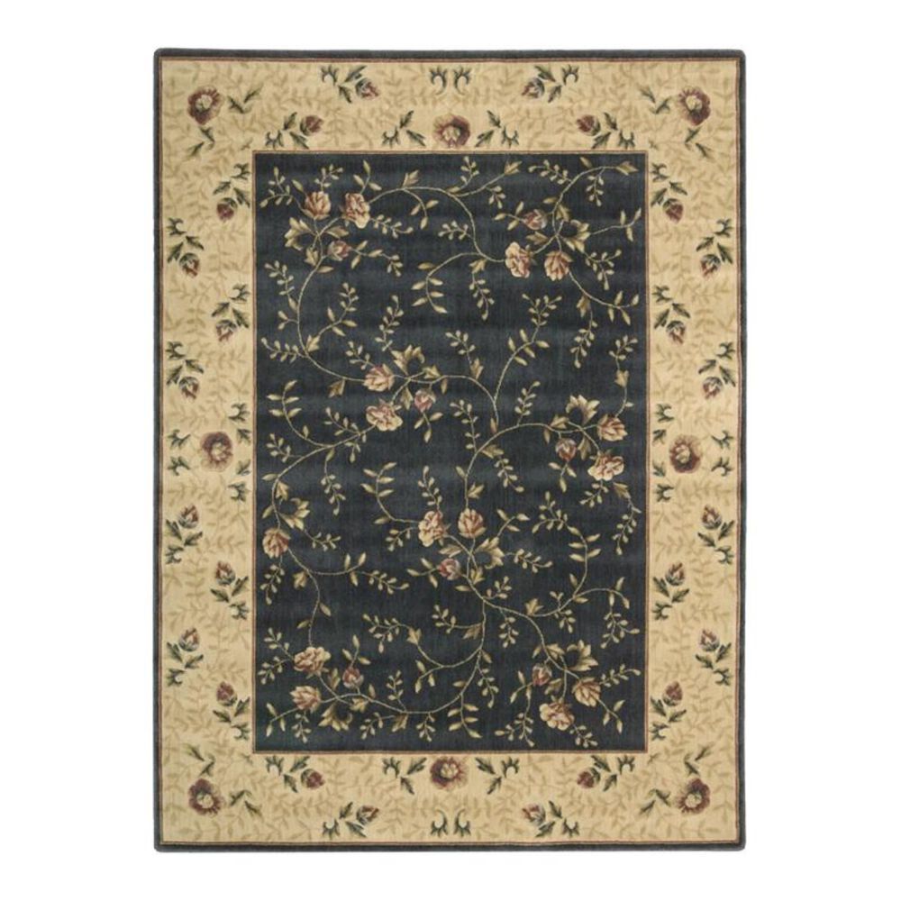 Nourison Somerset ST05 7'9" x 10'10" Navy Area Rug, , large