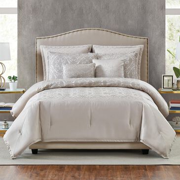 Pem America 5th Avenue Lux Riverton 7-Piece Queen Comforter Set in Gold, , large