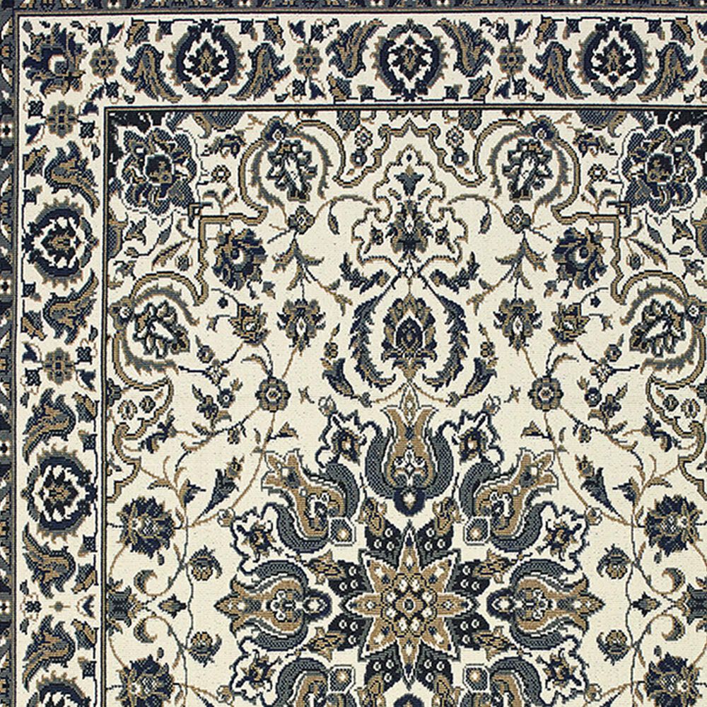 Oriental Weavers Marina 1248W 2&#39;5&quot; x 4&#39;5&quot; Ivory and Navy Area Rug, , large