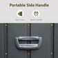 HOMLUX 160-Gallon Outdoor Waterproof Storage Deck Box in Dark Gray, , large
