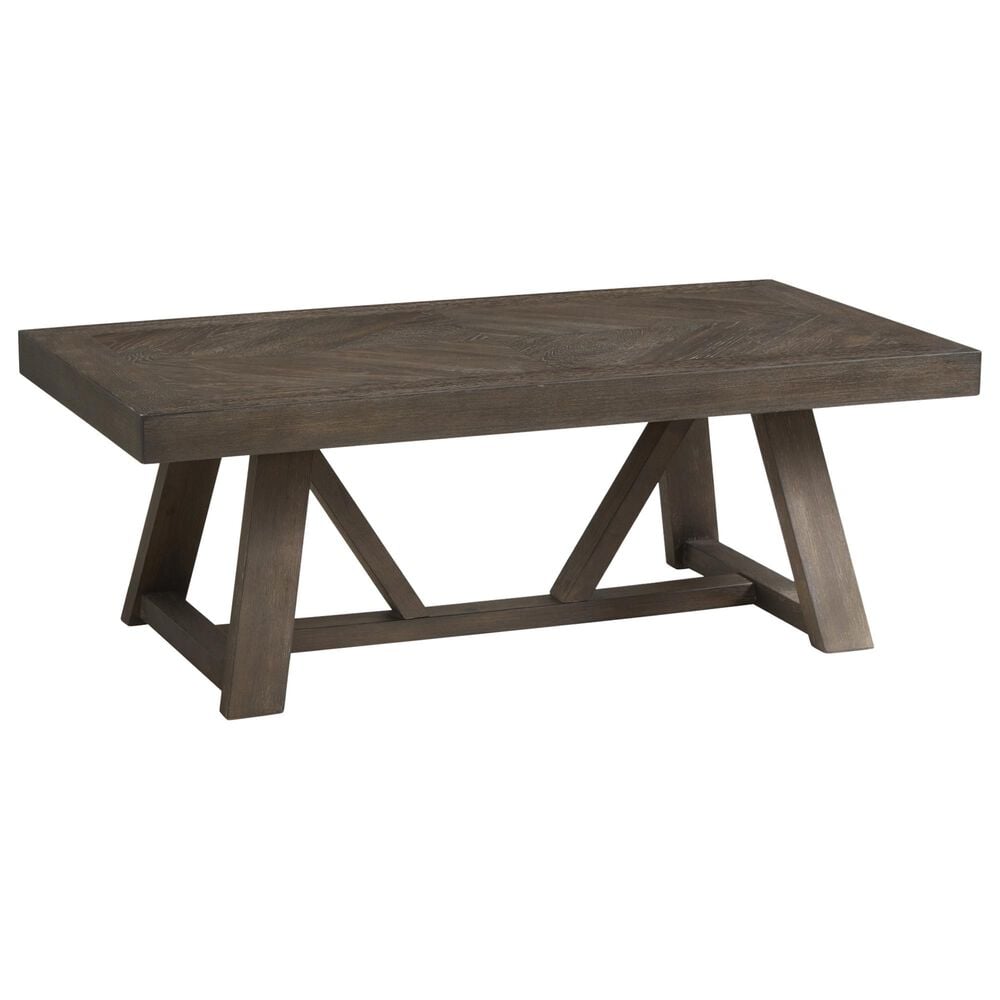 Hawthorne Furniture Hearst Rectangular Coffee Table in Reclaimed Chevron, , large