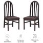 Linon Home Decor Jesper Side Chair in Dark Brown (Set of 2), , large