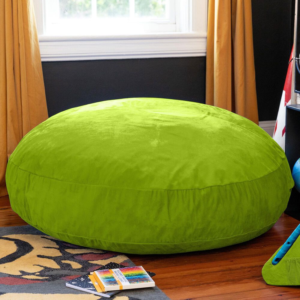 Jaxx 4&#39; Cocoon Kids Bean Bag in Lime, , large