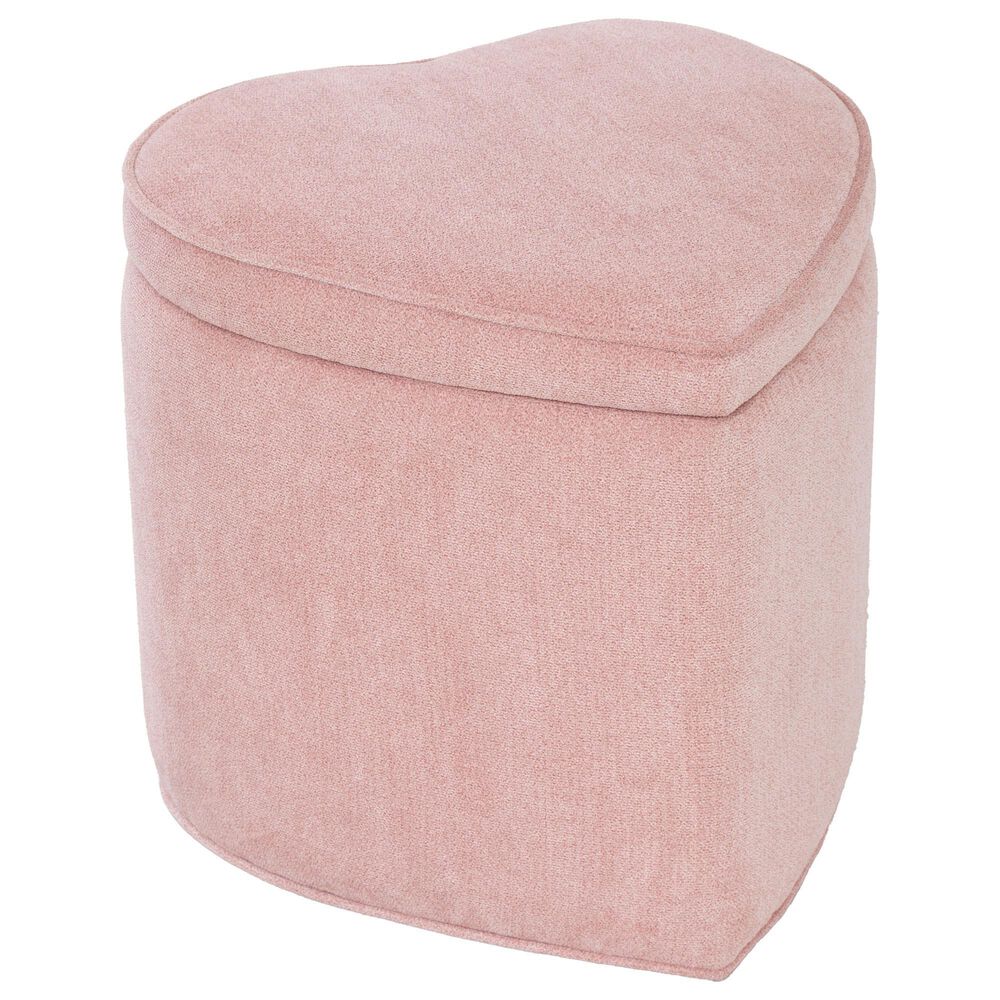 Linden Boulevard Portia Storage Ottoman in Pink, , large