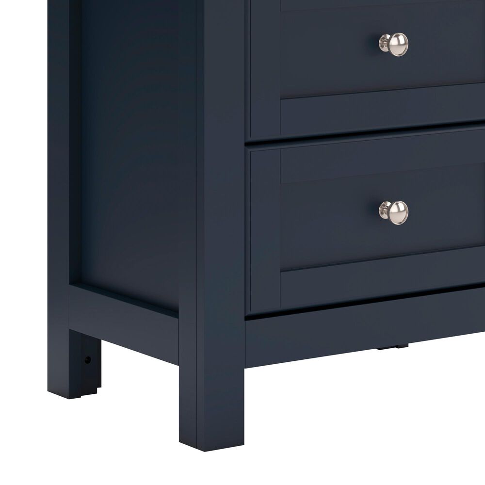 Ashley Landocken 5-Piece Full Bedroom Set in Brown and Blue, , large