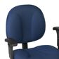 Regency Global Sourcing Comfort Series Swivel Computer Task Chair with Adjustable Arms in Navy Blue, , large
