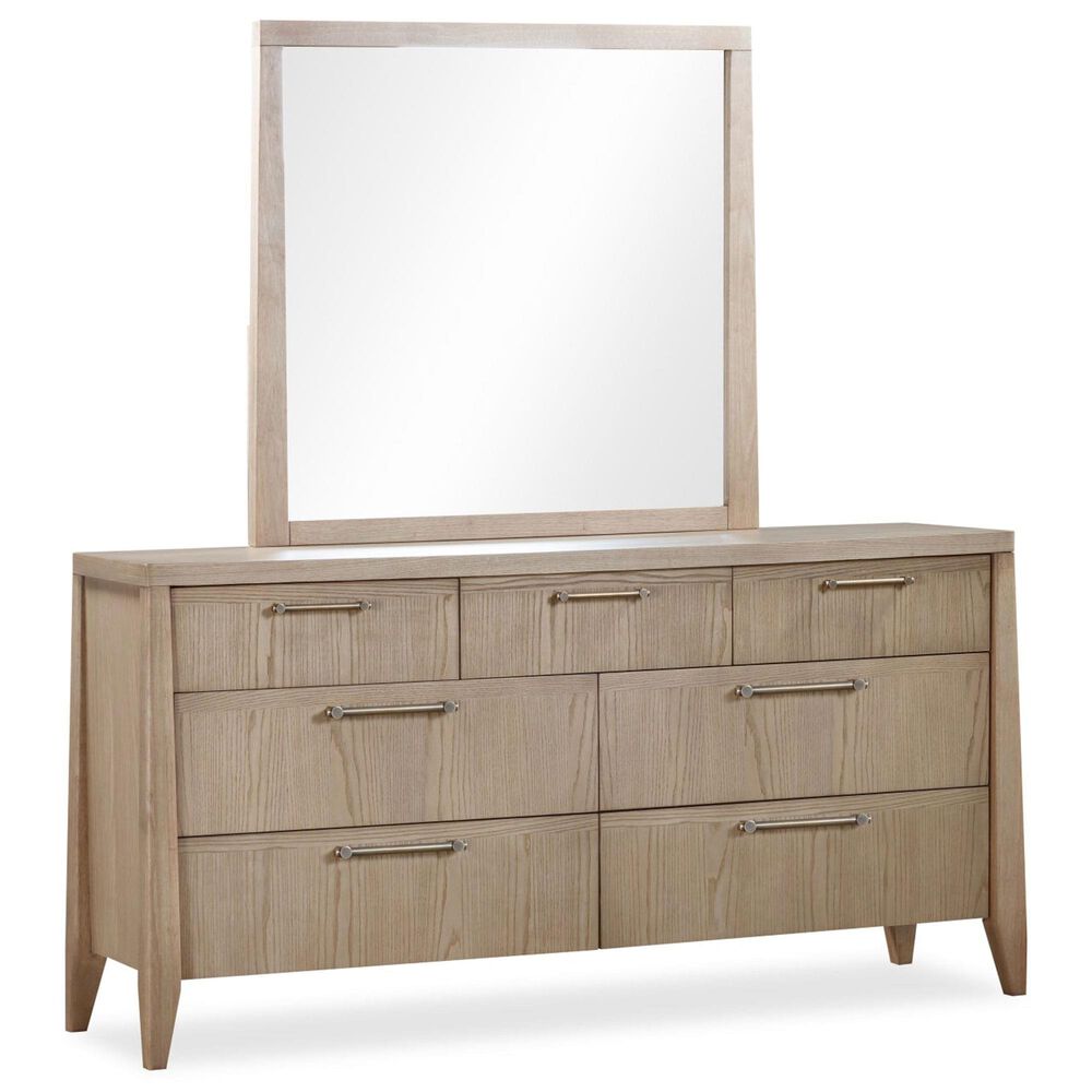 Urban Home Sumire Dresser and Mirror in Ginger , , large