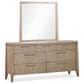 Urban Home Sumire Dresser and Mirror in Ginger , , large