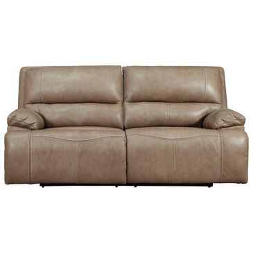 Signature Design by Ashley Ricmen Power Reclining Sofa with Headrest in Putty, , large