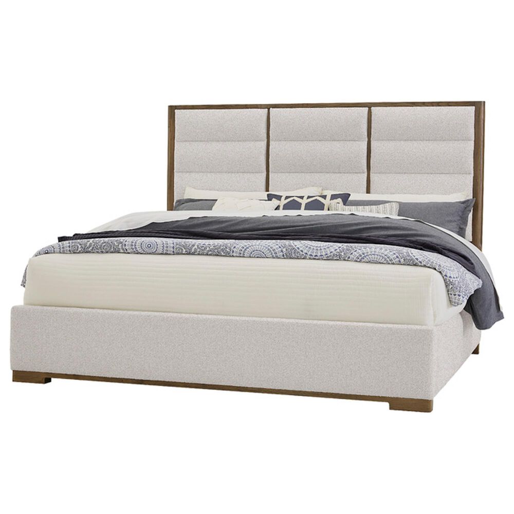 Viceray Collections King Upholstered Bed in Aged Grey, , large