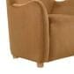 Pacific Landing Thornton Wingback Accent Chair in Cognac, , large