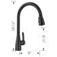 Blanco Atura Pull-Down Kitchen Faucet 1.5 GPM in Matte Black, , large