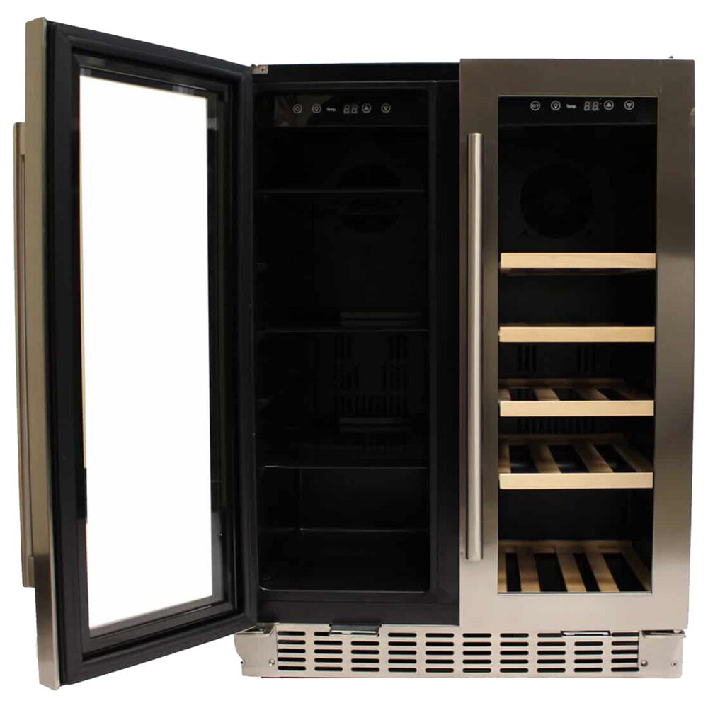 Azure 24&quot; Dual Zone Beverage and Wine Center in Stainless Steel, , large