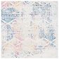 Safavieh Tulum TUL272C Ivory and Blue 6"7" Square Area Rug, , large