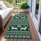 Dalyn Rug Company Wonderland WN28 2"3" x 7"6" Green Indoor/Outdoor Runner, , large