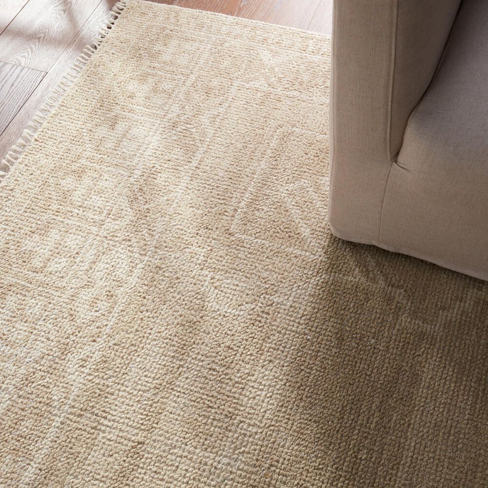 Jaipur Sevak Mihail Tan and Taupe 6" x 9" Area Rug, , large