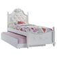 Mayberry Hill Alana Twin Upholstered Bed with Storage Trundle in White Lacquer, , large
