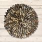 Creative Coop 23" Round Wall Decor in Brown, , large