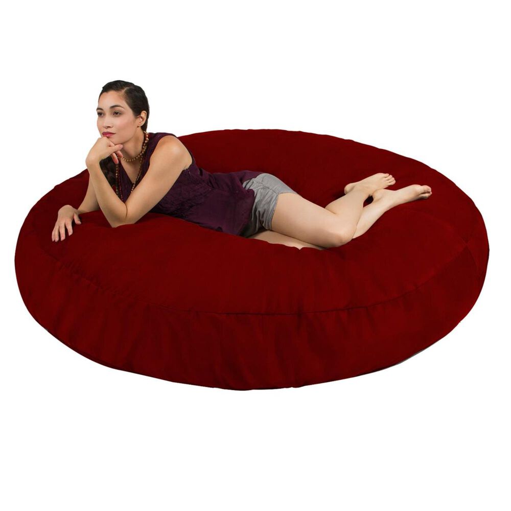Jaxx 6&#39; Cocoon Large Bean Bag Chair in Cinnabar, , large